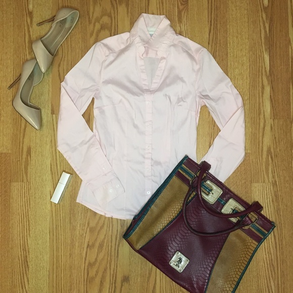 H&M Pink Dress Shirt - Picture 1 of 8